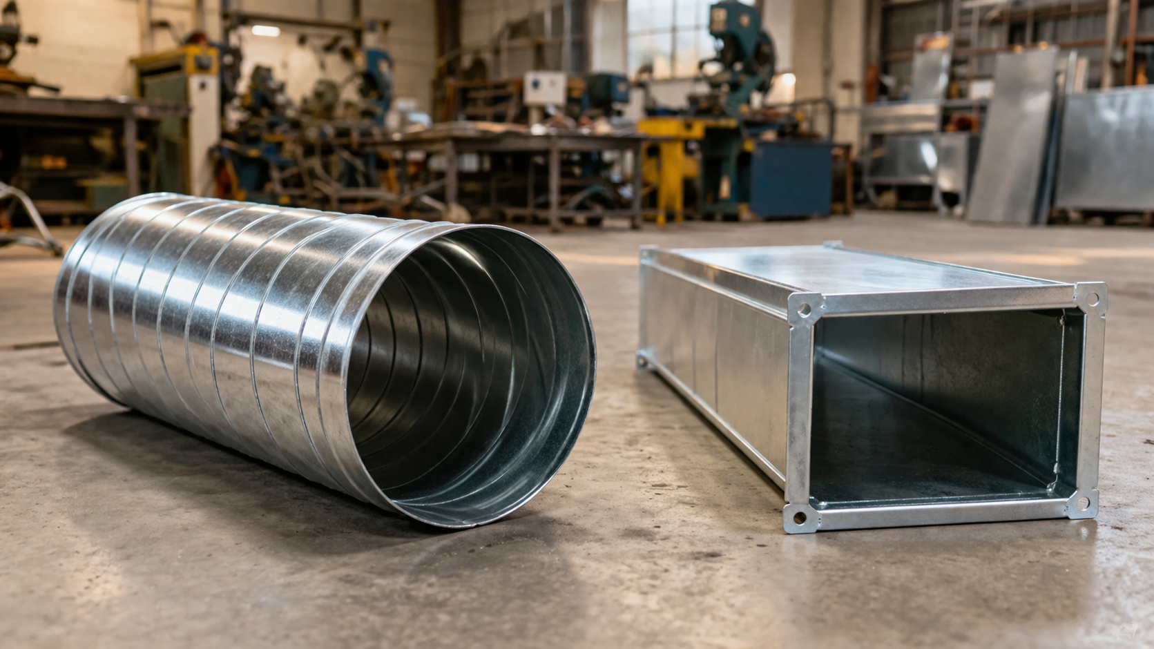 Круглые или прямоугольные воздуховоды – как выбрать