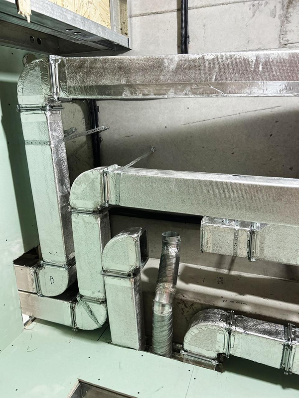 Компактный монтаж воздуховодов с&nbsp;отводами, Алматы