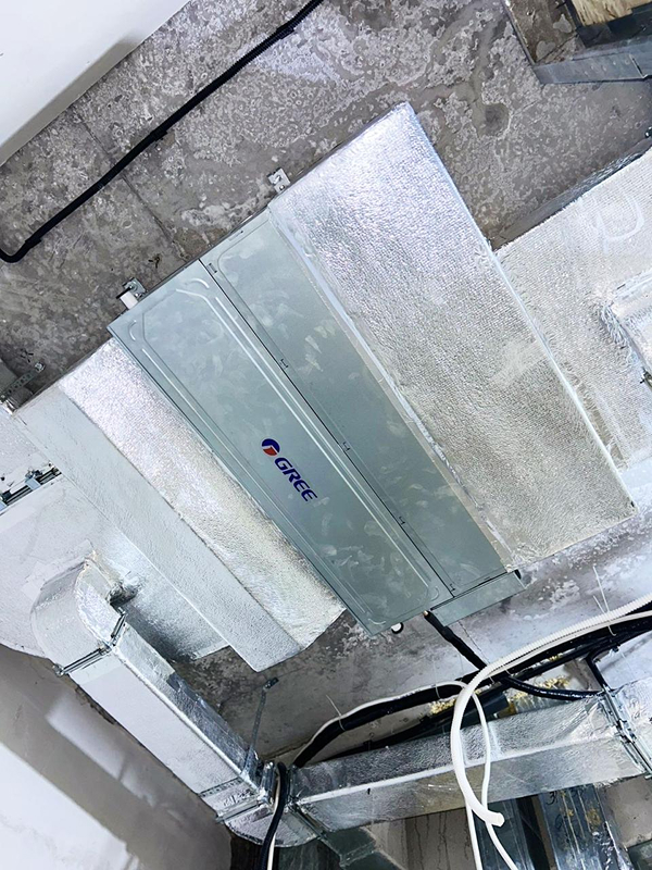 Канальный кондиционер Gree с&nbsp;изоляцией в&nbsp;ТРЦ, Алматы