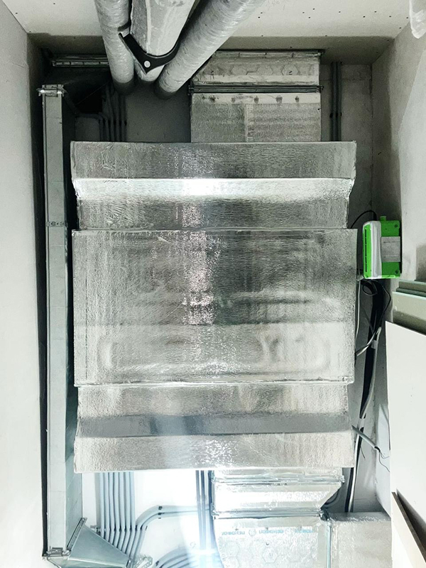 Приточная установка в&nbsp;шахте торгового центра, Алматы