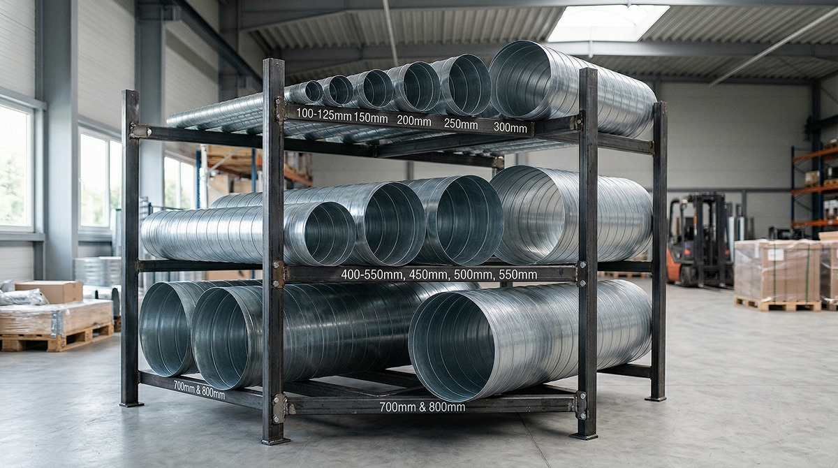 Круглые воздуховоды из оцинкованной стали – ARR Precision, Алматы