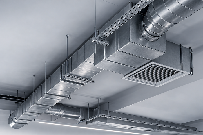 Монтаж вентиляции в Алматы: воздуховоды в потолке ARR Precision
