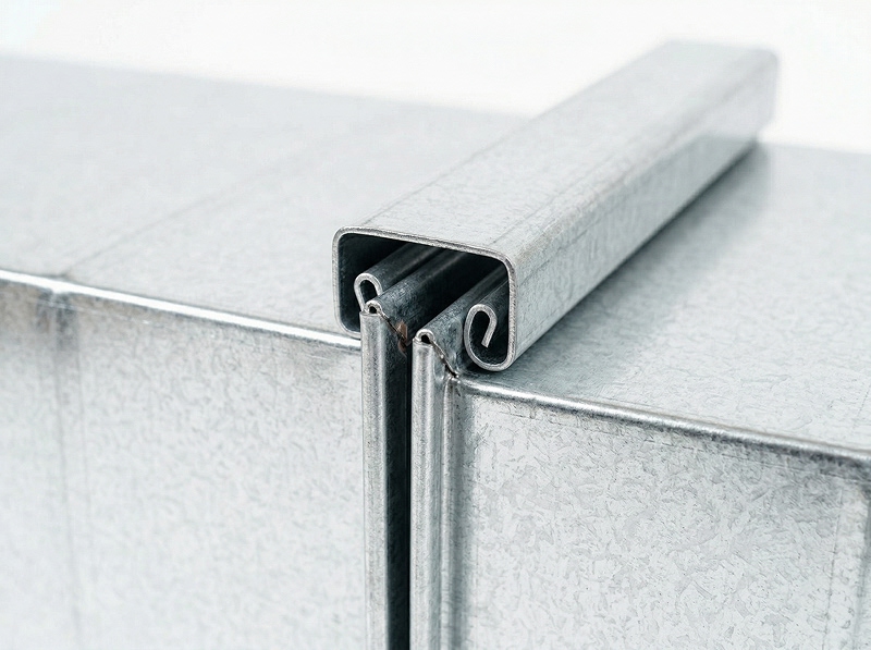 Реечное соединение TDC воздуховода 500×300 мм